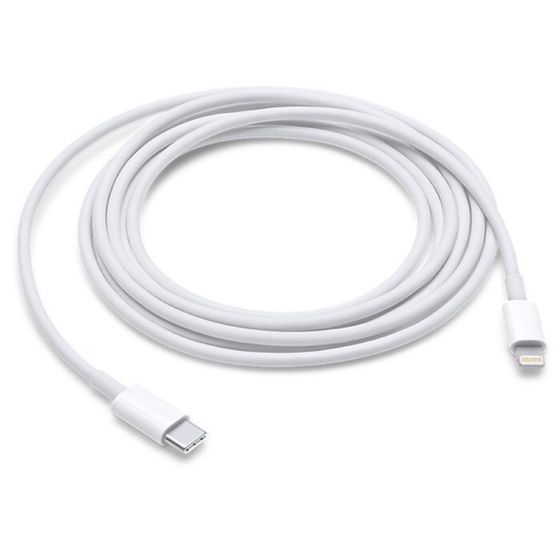 Кабель Apple (MKQ42ZM/A), Lightning - USB Type C, 2 м, белый