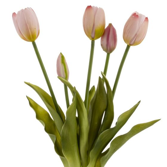 Цветы искусственные &quot;Букет Тюльпанов&quot; (Real Touch), L10 W10 H40 см