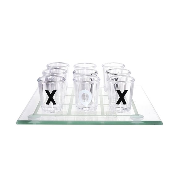 Игра настольная (питейная) &quot;Крестики-нолики&quot;, L25 W6 H25 см