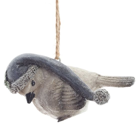 Фигурка декоративная подвесная &quot;Птичка&quot;,   L7 W4,5 H4,5 см, 2в.