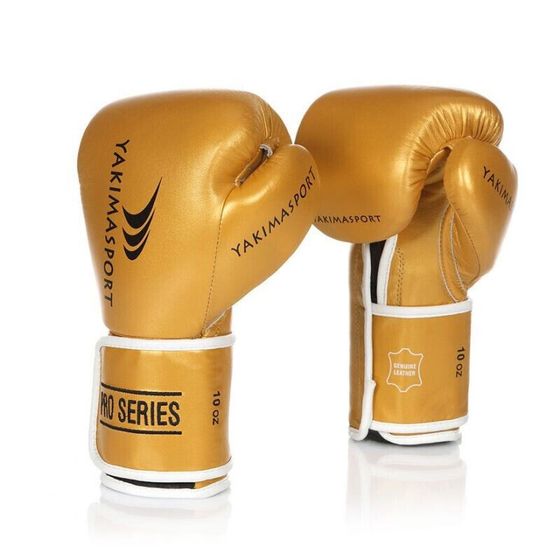 Yakima Tiger Gold V Boxing Gloves 12 oz 10039512OZ