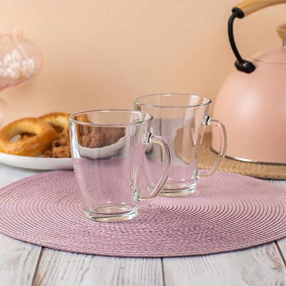 Набор кружек ВРЕМЯ ДЕГУСТАЦИЙ ЧАЙ 320мл 2шт