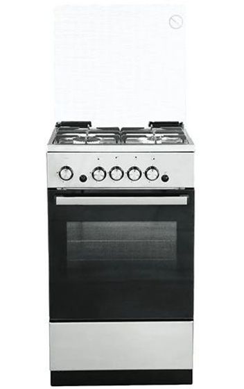 Плита газовая De Luxe 5040.32г(кр)чр 010 нержавеющая сталь