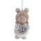 Изделие декоративное подвесное "Снеговик", L6 W4,5 H10 см, 2в.