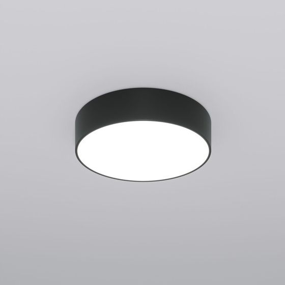Светильник потолочный Eurosvet Entire 90318/1, LED, 50 Вт, 3300/4200/6500К, 3110Лм, 400х400х80 мм, пульт ДУ, цвет чёрный