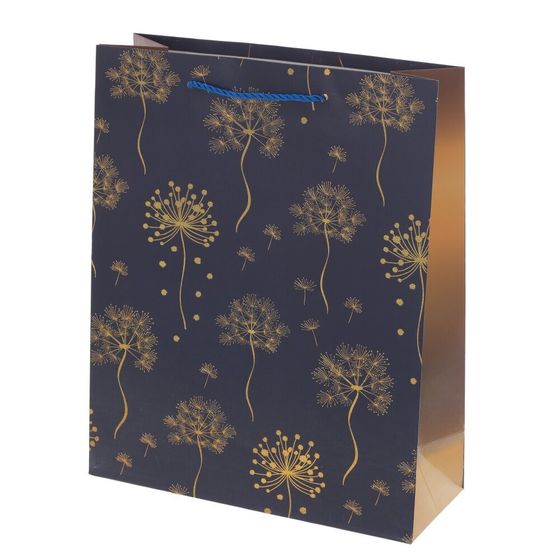 Пакет подарочный (бумага 210г/м2, блок микс 12шт), L18 W10 H23 см, 4в.