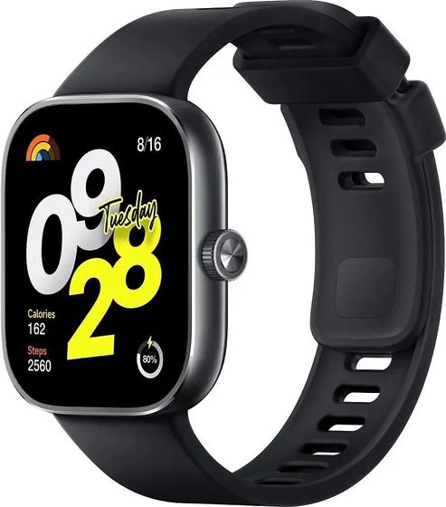 Смарт-часы Xiaomi Redmi Watch 4 1.97&quot; 135-205мм черный (BHR7854GL)
