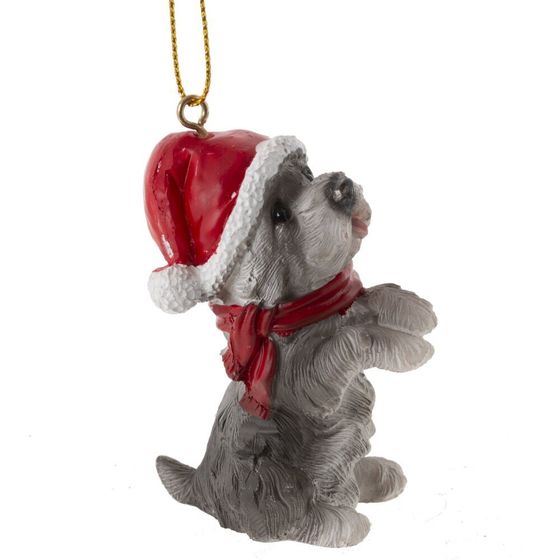 Фигурка декоративная подвесная "Собачка", L4 W4 H6,5 см, 2в.