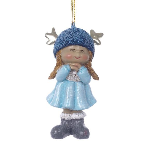 Фигурка декоративная подвесная &quot;Дети&quot;,  L5 W3 H9,5 см, 2в.