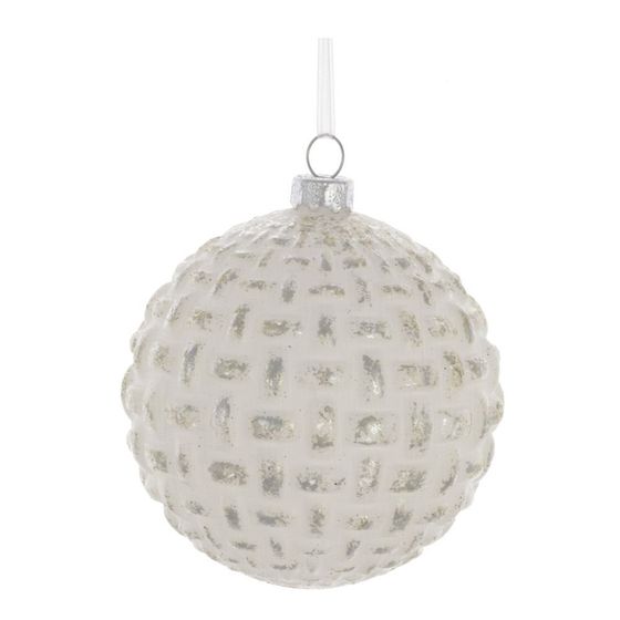 Украшение новогоднее Шар "Винтаж", D 8 см, L8 W8 H8 см, 2в.