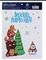 !09 НАБОР 3 ШТУКИ - Наклейка светящаяся &quot;Веселого Нового Года!&quot; 21*29.7 см.