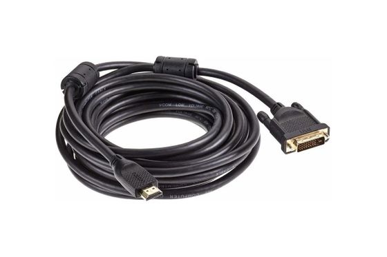 Кабель Vcom HDMI-DVI 7,5м черный (CG484GD-7.5M)