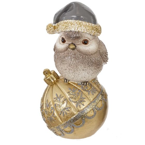 Фигурка декоративная &quot;Птичка&quot;, L12 W9 H20 см, 2в.