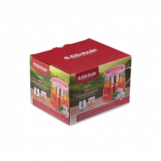 Чайник заварочный AMPLE 600мл с фильтром