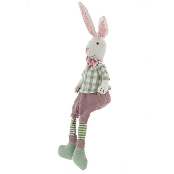 Игрушка набивная &quot;Заяц/Зайка&quot;, L13 W12 H62/28 см, 2в.