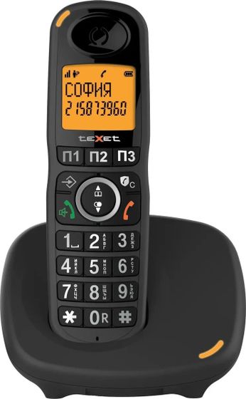 Р/Телефон Dect Texet TX-D8905A черный