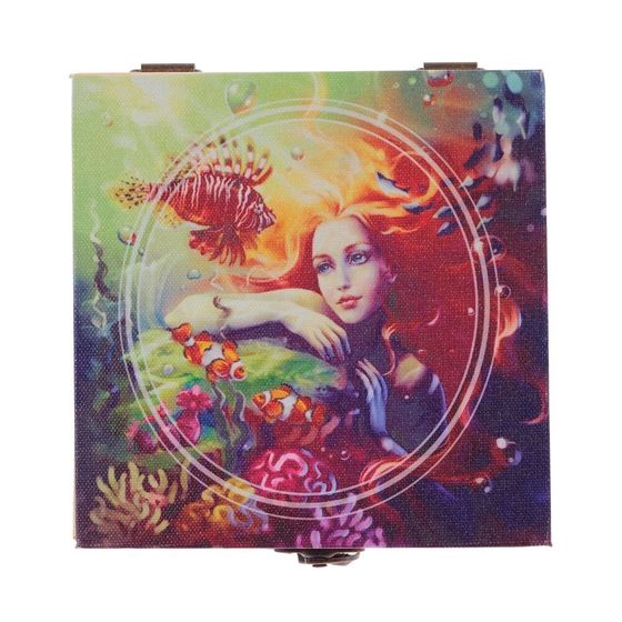 Шкатулка, Д14 Ш14 В8 см