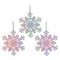 Украшение новогоднее &quot;Снежинка&quot;, L11 W0,3 H11 см, 3в.