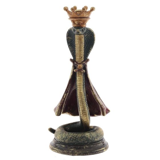 Подсвечник &quot;Змея&quot;, L12,5 W13 H29,5 см, 2в.