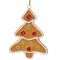 Украшение новогоднее &quot;Елка пряничная&quot;, L7 W0,6 H8,5 см, 3в.