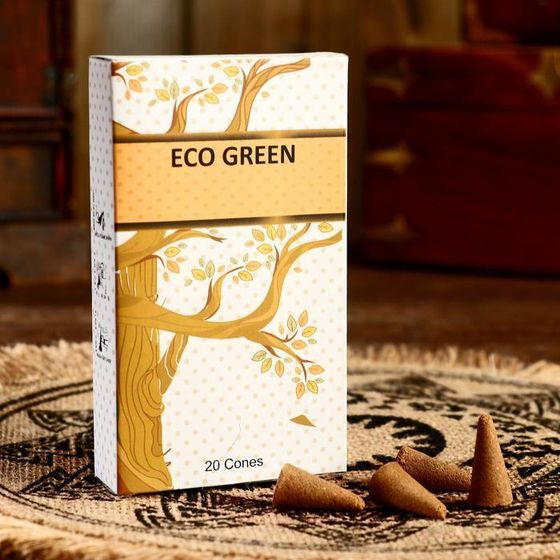 Конусы &quot;ECO GREEN&quot; (набор 20 шт) Зелёный чай