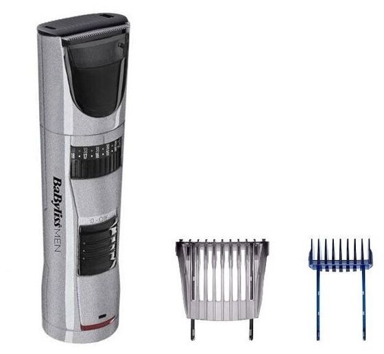 Триммер Babyliss T831E аккум./сеть (насадок 3шт) серый/черный