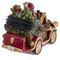 Фигурка декоративная &quot;Дед Мороз на машине&quot; с подсвет (2xAA н/п), L25 W12 H16 см
