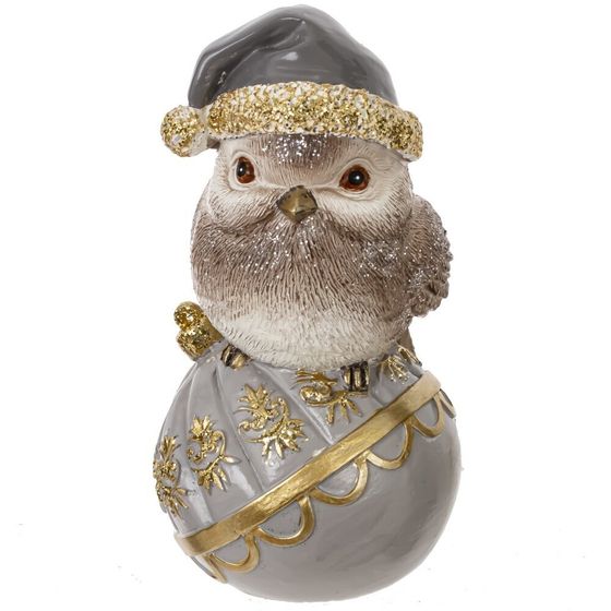 Фигурка декоративная &quot;Птичка&quot;, L7,5 W9,5 H15,5 см, 2в.