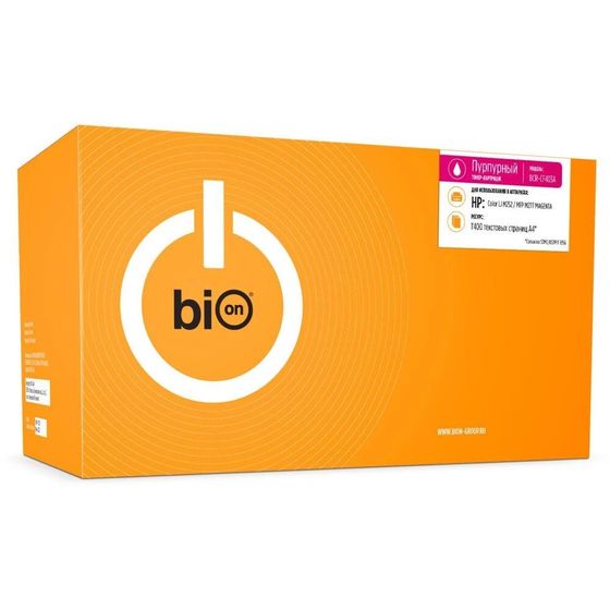 Картридж лазерный Bion CF403A для HP Color LaserJet Pro M252n/M252dn/MFP277dw/277n (1400 стр.), Пурпурный