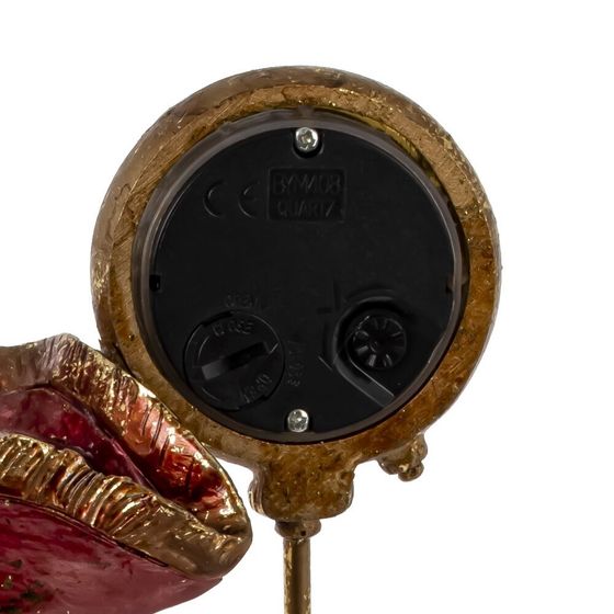 Фигурка декоративная с часами &quot;Попугай&quot; (LR44х1 н/п), L12 W13 H23 см