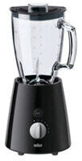 Braun JB 3060 - Tabletop blender - 0.5 L - 800 W - Black - Silver