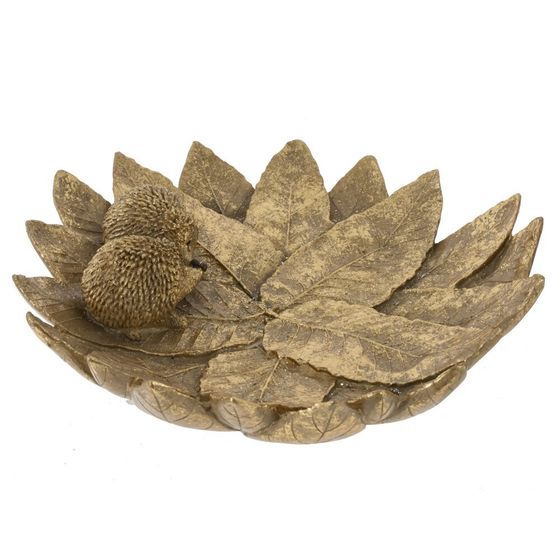 Блюдо декоративное &quot;Ёжики на листьях&quot;, L25 W25 H6,5 см