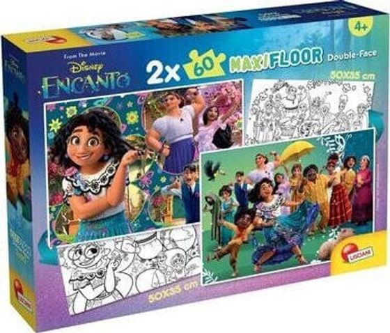 Lisciani LISCIANI DISNEY PUZZLE DF MAXIFLOOR 2 X 60 ENCANTO