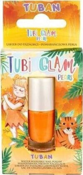 TUBAN Lakier Tubi Glam - pomarańczowy perłowy