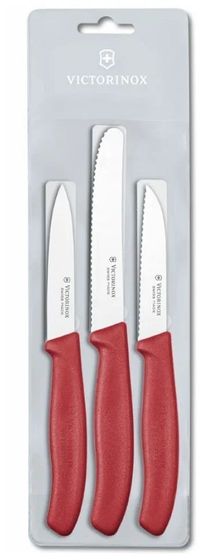 Набор ножей Victorinox Swiss Classic (6.7111.3) 3шт красный