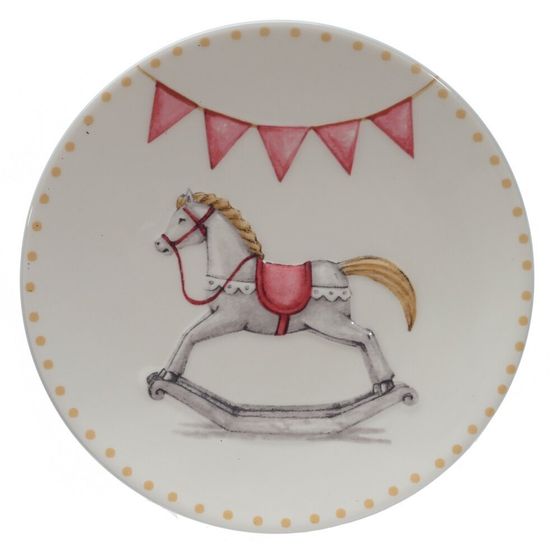 Тарелка &quot;Лошадка&quot;, L20 W19,5 H2 см