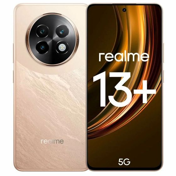 Смартфон Realme 13+ 12/256Gb золотой (RMX5000/6941764446236)