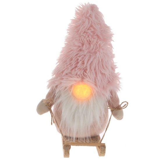 Игрушка набивная &quot;Гном&quot; (2xCR2032), L13 W14,5 H25 см, 2в.