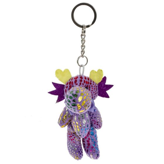 Игрушка набивная &quot;Дракон&quot; с подвеской, L5 W6 H11 см, 6в.