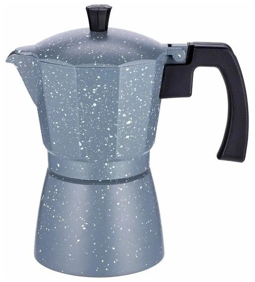 Кофеварка гейзерная Teco TC-403-6 (6 порций) серый мрамор
