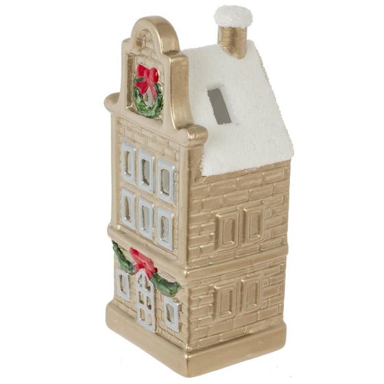 Фигурка декоративная &quot;Домик&quot; (подсветка, 2xLR44), L7,5 W6,5 H17,5 см