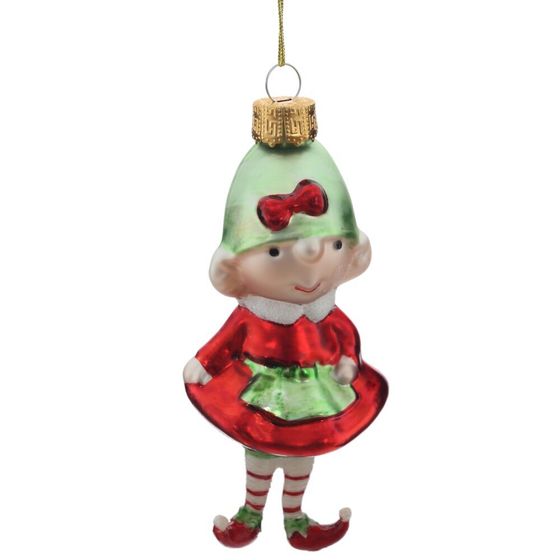 Украшение новогоднее "Эльф", L6 W6 H14 см, 1 штука, дизайн микс