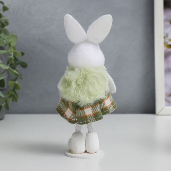 !09 Сувенир &quot;Зайка в клетчатой юбочке&quot; МИКС 5х15,5 см.