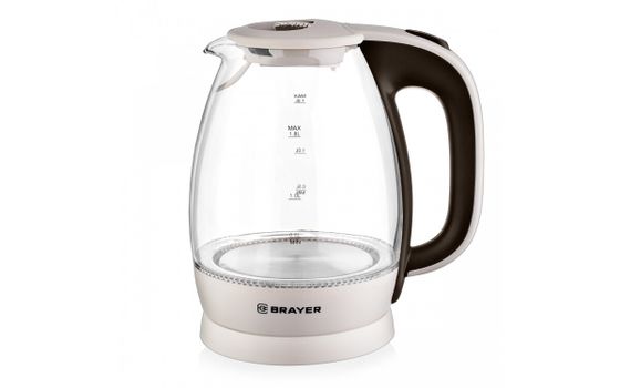 Чайник электрический Brayer BR1045BN 1,8л 2200Вт бежевый