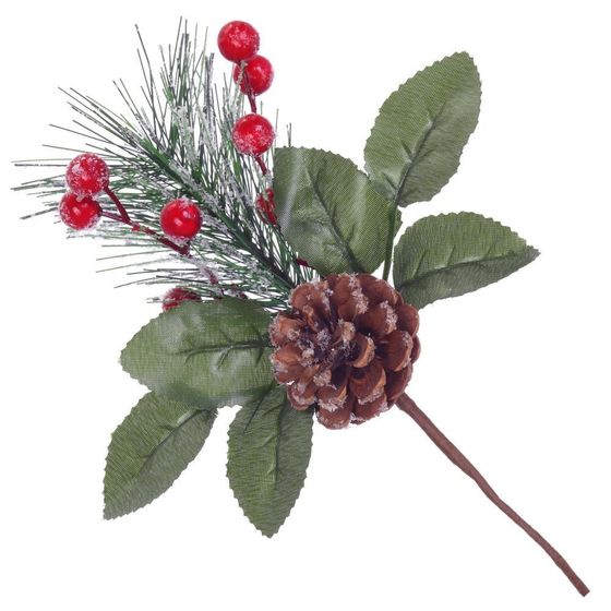 Изделие декоративное &quot;Ветка&quot;, L9,5 W6 H20 см, 4в.