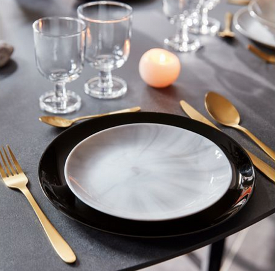 Тарелка десертная ДИВАЛИ МАРБЛ 19см