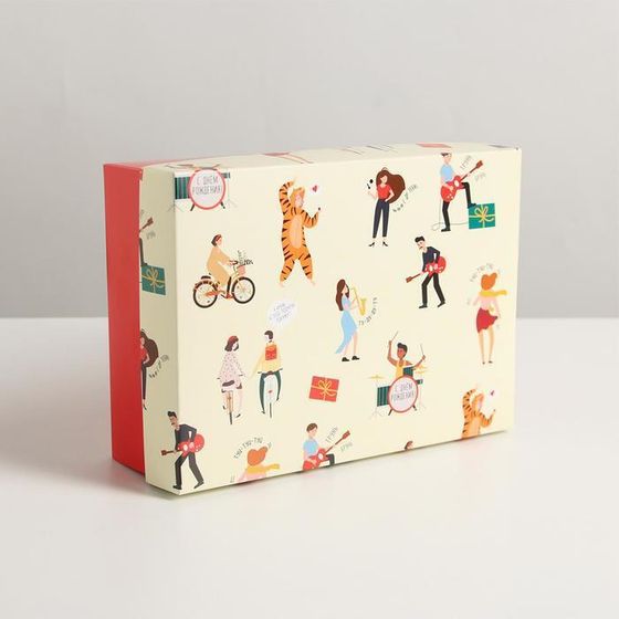 !Коробка складная 2 штуки «С Дэ Рэ», 21 × 15 × 7 см.