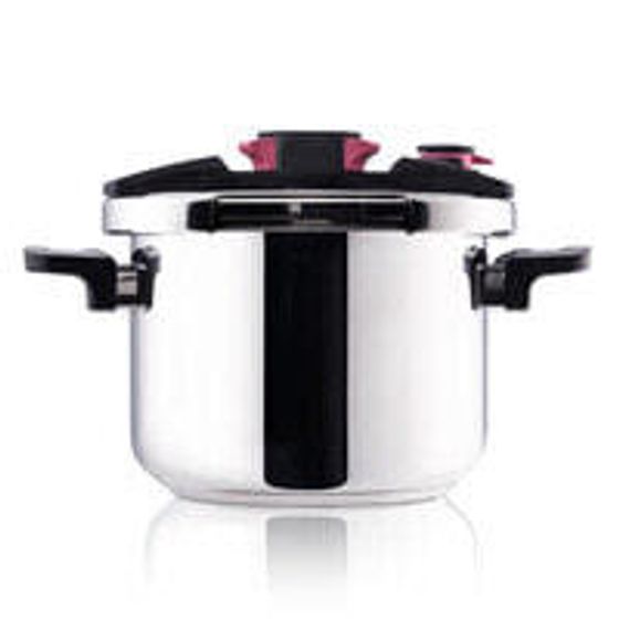 TAURUS Great Moments Superrapid - 6 L - Ceramic - Gas - Induction - Black - Purple - Stainless steel - Aluminium - 6 L - Black