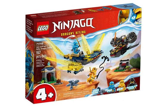 LEGO Nya And Arin&#39;s Baby Dragon Battle Building Blocks 71798