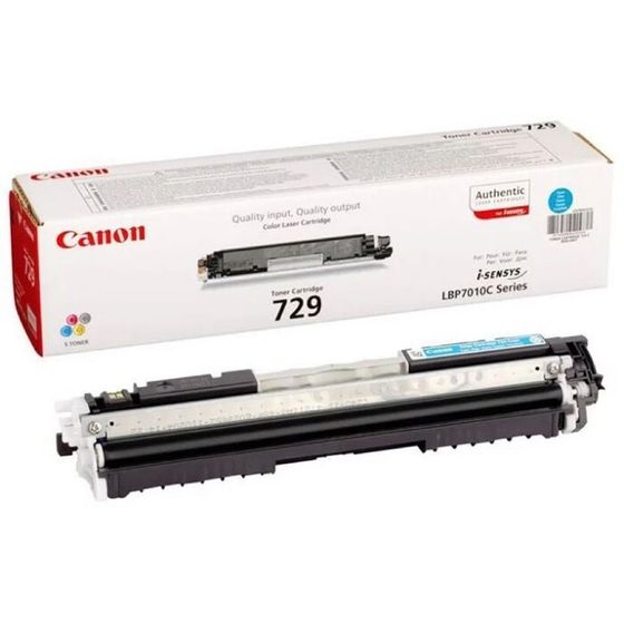 Картридж Canon 729C 4369B002 для i-Sensys LBP-7010C/7018C (1000k), голубой